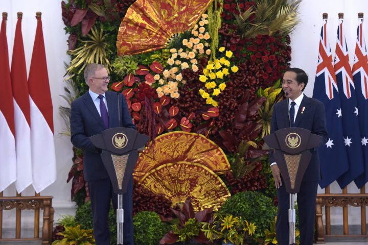 06062022_PM Australia, Anthony Albanese, diterima Presiden Joko Widodo di Istana Kepresidenan Bogor, Senin 6 Juni 2022. (Istmewa)