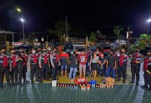Penjual Miras dan Pembelinya serta 5 Unit Motor Diamankan Polres HST di Desa Kias