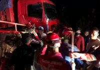 Terungkap, Penyebab Sopir Pikap Seruduk Tronton Parkir di Jalan A Yani Km 48 Astambul