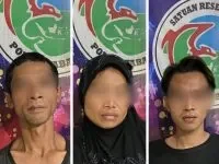 Pasutri Berkomplot Dengan Keminting Edarkan Sabu di Wilayah Tabalong