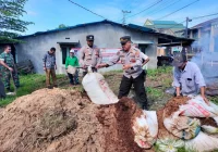 Masjid, Gereja, dan RTH Jadi Sasaran Bersih-bersih Polsek Murung Pudak