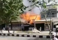 Kebakaran di Seberang Tanjung Expo Center, Toko Sembako dan Penjahit Hangus