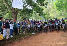 400 Pesepeda Ramaikan Gobar, Gowes Bareng Dispora Kalsel ke Bukit Batu Kabupaten Banjar
