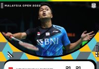 Hasil Malaysia Open 2022: Susul Jonatan Christie, Anthony Ginting Melaju ke Perempat Final Usai Tumbangkan Thailand