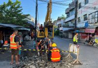 PDAM Bandarmasih Sulit Temukan Titik Kebocoran Pipa di Jalan Veteran Hingga Turunkan Alat Berat