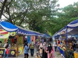 Antusias Pengunjung Hadiri Festival Budaya Kongres Borneo Raya di Siring Menara Pandang Banjarmasin
