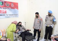Sambut Hari Bhayangkara Ke-76, Polres HST Gelar Donor Darah
