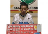 Tersangka Pengedar ditangkap, Simpan Sabu Dalam Rumah di Jalan Bersama Desa Bersujud