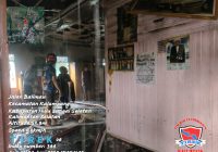 Kebakaran Hanguskan Rumah Suriansyah di Balanti Kabupaten HSS