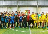 Gubernur Kalsel Paman Birin Silaturahmi Tanding Futsal dengan Warga Dalam Pagar Martapura