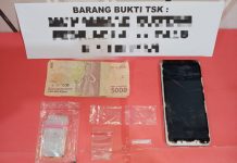 Satresnarkoba Polres HST Tangkap MR di Pinggir Jalan Perintis Kemerdekaan Barabai