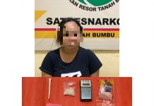 Seorang Ibu Rumah Tangga Diamankan di Desa Sarigadung, Diduga Miliki Sabu dan Barang Bukti Lainnya