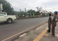 Jalan A Yani Dekat QMall Banjarbaru Bersih dari Badut Karakter