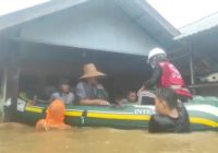 Di Banjarbaru Air Hampir Setinggi Dada Dewasa, Warga Minta Evakuasi, BMKG Keluarkan Peringatan Dini