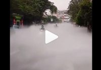 Tabung APAR Bocor, Jalan Dipenuhi Gas Putih Disebut Bikin Motor Mogok