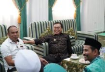 Bupati Tanah Bumbu Zairullah Azhar Terima Kunjungan Ketua DPRD Kotabaru, Sampaikan Program 1 Desa 1 Masjid
