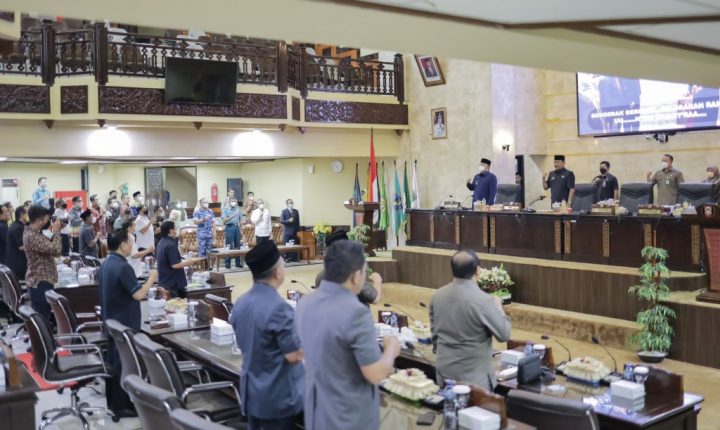 07072022_Pemprov Kalsel menyampaikan rancangan KUA PAS 2023 di DPRD. (istimewa)