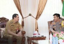 Baru Menjabat, Kapolres Banjarbaru Silaturahmi ke DPRD dan Wali Kota