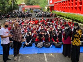 Dosen ULM Sosialisasikan Incinerator Cegah Covid-19 di SMK Telkom Banjarbaru