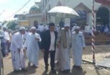 Bupati HM Zairullah Azhar Bersama Habaib Hadiri Haul KH Mahfufz Amin di Pemangkih HSU