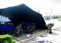 Besok Pembukaan TMMD Ke-114, Personel Kodim 1007/Bjm Matangkan Persiapan di Halaman CKM