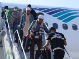 Madinah Didera Hujan Deras Saat Kepulangan Haji Indonesia