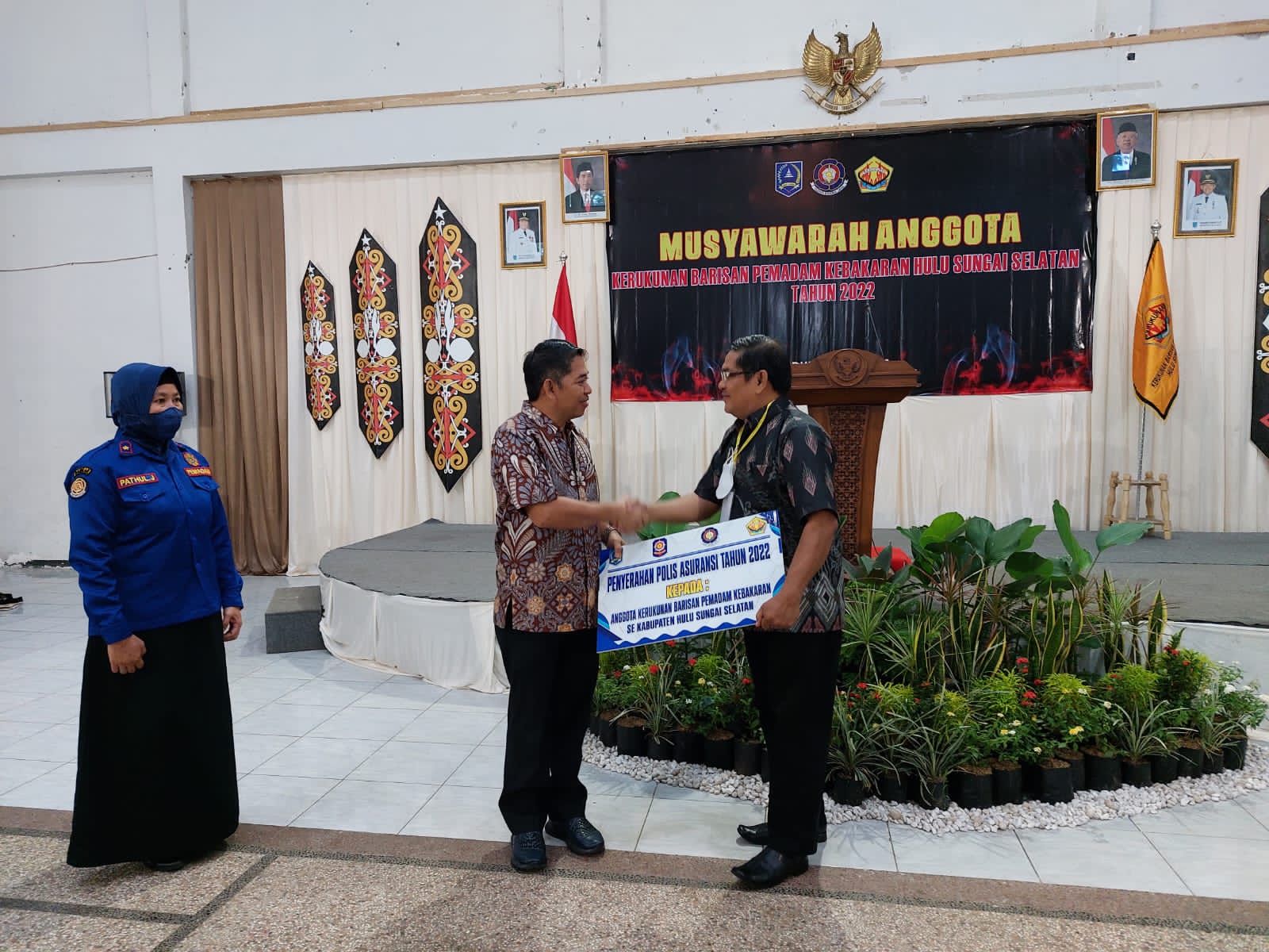 Anggota Kerukunan BPK HSS Diasuransikan, Ketua Ronaldy Prana Putra Gantikan HM Zikri