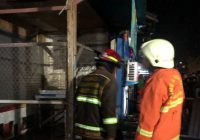 Barbershop Hangus Terbakar di Kertak Hanyar Kabupaten Banjar, Diduga 'Sengaja'