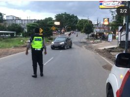 Satlantas Polres Banjarbaru Adang Banyak Pengendara di Jalan PM Noor