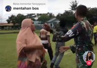 Viral Emak-Emak Gelut di Pinggir Lapangan Bola, TNI Turun Tangan Ditonton 13 Juta Kali