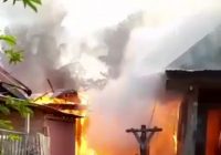 Empat Rumah Hangus Terbakar di Labuan Amas Kabupaten HST