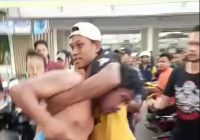 Dua Maling Curi Baju Seragam BPK Diamuk Massa di Pekapuran Banjarmasin