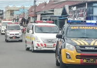 Wakapolres Pulpis Kawal Pemakaman Masrawan, Petugas Haji Kaltim Gelar Shalat Gaib