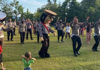Satlantas Polres Banjar Bagi-bagi Doorprize di Car Free Day RTH Raza Martapura