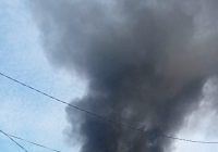 Api Hanguskan Bangunan Warga di Berangas Tengah Seberang Masjid Kanas Banjarmasin
