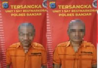 Mau Jual Narkoba ke Pembeli, RM dan MG Keburu Diringkus Sat Narkoba Polres Banjar di Pinggir Jalan
