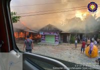 Api Membara di Kintap, 5 Rumah Rusak Berat dan 1 Buah Terdampak