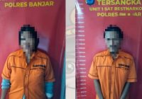Terjerat Kasus Narkoba, RF dan HB Diamankan Sat Narkoba Polres Banjar di Rumah Kontrakan di Indra Sari