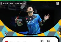 Hasil Malaysia Open 2022, Jonatan Christie Melenggang ke Semi Final Usai Tumbangkan Wakil India Prannoy H.S