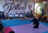 Bupati Banjar H Saidi Mansyur Buka Festival Kuntau di Objek Wisata Sungai Rangas
