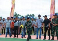 Wabup Tanbu Buka Turnamen Voli Rejosari Cup 2022, Berlangsung Hingga 15 Agustus