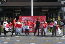 Pemko Banjarmasin Mulai Gerakan 10 Juta Bendera, Wawali Minta Partisipasi Masyarakat Pasang Merah Putih