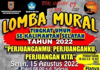 Buruan! Besok Terakhir Pendaftaran Lomba Mural Se-Kalsel