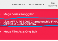 Link Live Piala AFF U-16 Indonesia 16 vs Myanmar: Siaran Langsung Indosiar dan Streaming Vidio