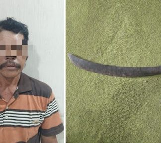 Ancam Rekan Kerja Gunakan Parang, Rambo Diamankan Polsek Liang Anggang