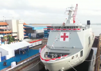 KRI Dr Radjiman Wedyodiningrat Kembali Bawa Bantuan Indonesia untuk Palestina