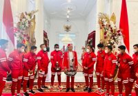 Sebelum Upacara HUT Proklamasi, Jokowi Terima Timnas U-16 di Istana Merdeka