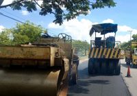 PUPR Kalsel Rehabilitasi Jalan Trikora-Liang Anggang, Ditambal dan Median Dicat Ulang