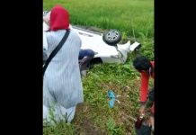 Rombongan Ziarah Mengalami Kecelakaan Lalu Lintas di Desa Belanti Kotim