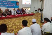 Pemekaran Kusan Hilir, Bupati Sosialisasikan Kecamatan Pangeran